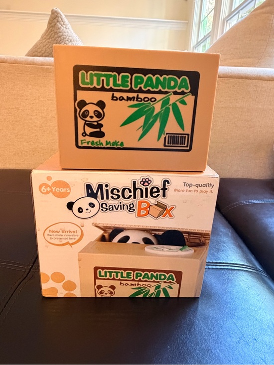 Mischief Other - Mischief Saving Box Plush Toy - Brown & Green